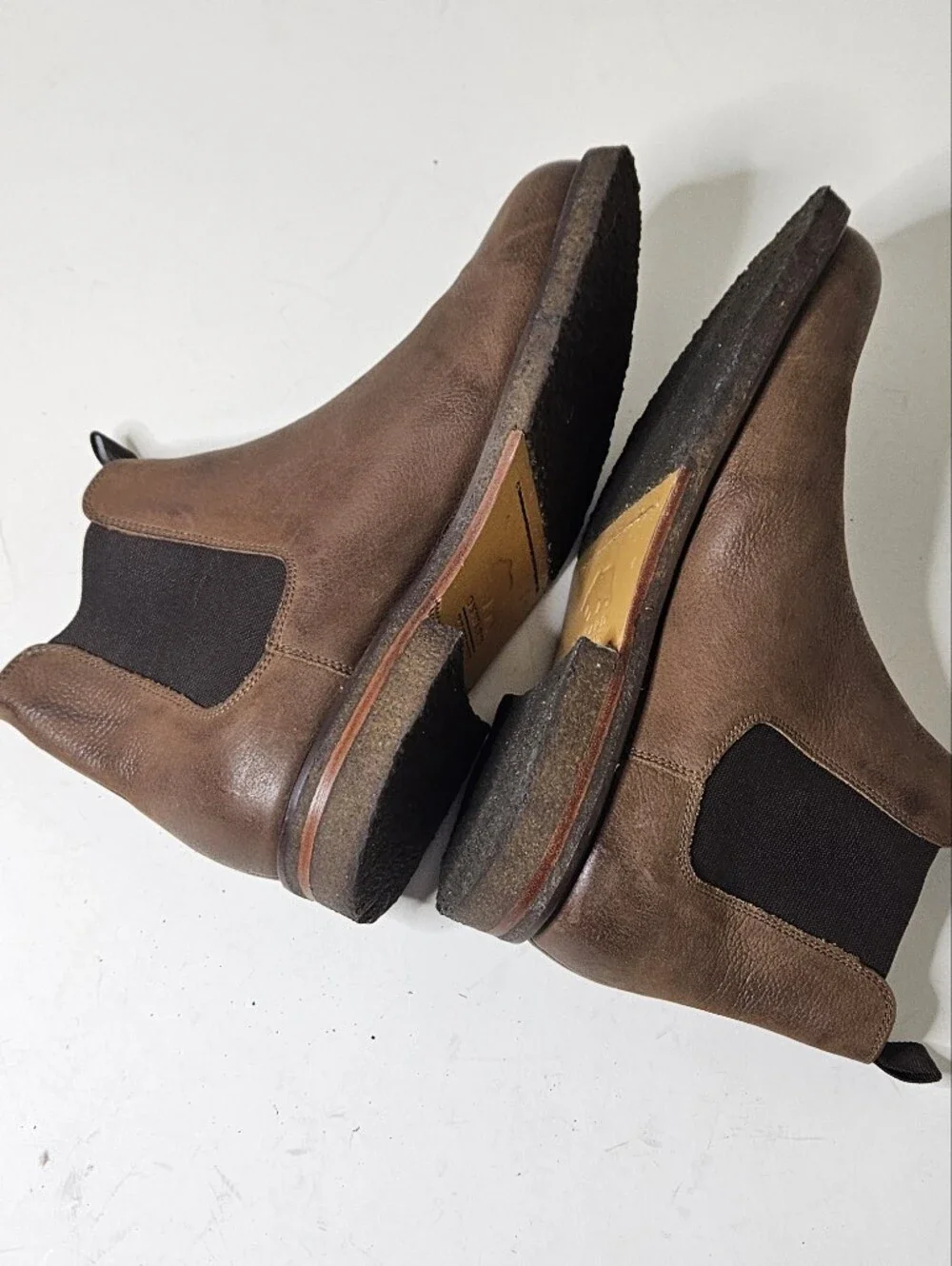 Onward Reserve Highland Chelsea Boots Brown Men's Slip On Elastic Sides 8.5